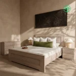 Acacia jamb frames Bed set